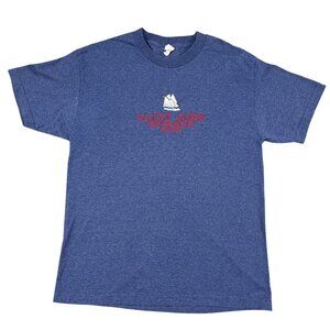 Saint John New Brunswick Canada Embroidered Sailboat T-Shirt Sz Large